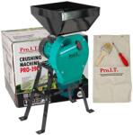 DDT Elektromos malom fémállvánnyal gabonafélékhez és gubacsokhoz (2 az 1-ben), DDT-PRO. I. T. Nagy kád, 3, 9 kw-os motor, 3000 rpm, 320 kg/h, 4 tartalék szita, 20 kalapács, bónusz táska, csavarhúzó