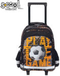 S-Cool Ghiozdan scolar tip troller S-COOL SC2290, Motiv footbal (SC2290)