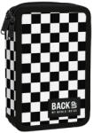 DERFORM Penar echipat cu 2 fermoare Derform BackUP 7 DW 94, Motiv Tabla Sah (PB7DW94) Penar