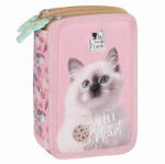 DERFORM Penar echipat cu 3 fermoare Derform Cleo&Frank 45, Motiv Sweet heart (PWTCF45) Penar
