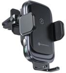 Forcell F-Grip Grand autós tartó szellőzőrácsba wireless töltéssel 15W ezüst SP111514 (SP111514)