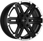 Super Metal 8, 5X18 SUPERMETAL COMPASS 6/139, 7 ET45 CH93, 1 - Dull Black / Polished Lip