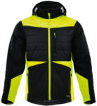 SARA Comfort Winter Hybrid bélelt kabát fekete - sárga - pepita