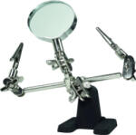 LogiLink Lupa 46 mm, cu 2 cleme, Logilink, cu suport ajustabil de masa, pentru lucrari precise (wz0034) Binoclu