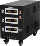 KEMOT Stabilizator de tensiune Trifazat KEMOT 30kVA, servomotor, 230V +/-3%, cu comutator by-pass (URZ3437-30)