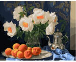 MagicArt Kit de pictură după numere MagicArt - Bujori și piersici, 40 x 50 cm (GX48797)