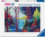 Ravensburger Puzzle Ravensburger din 1000 piese - Pădurea indigo (12001851) Puzzle