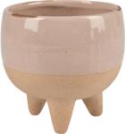 LUX-TOOLS Desert Flower kaspó 9, 2 cm x 10, 3 cm krém-barna (138504)