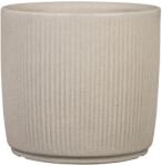 Scheurich műanyag kaspó polietilénből homok színben 40 cm átmérő 35 cm hosszú