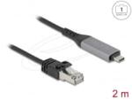 Delock USB LAN kábel USB-C - RJ45 Gigabit Ethernet 2m (60760) (60760)