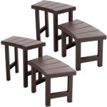  Pad szett, Intex PureSpa, 221 × 76 × 60 cm, barna, 2 közepes és 2 magas pad, összekapcsolható, 160 kg teherbírás, 4 személyes kerek jakuzzihoz (28515) (28515)