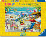 Ravensburger Puzzle Ravensburger din 1000 piese - SpongeBob în Laguna Goo (12001822) Puzzle