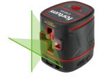 Fortum 4780208 1H1V, automatikus lézeres vízszintező, zöld (4780208)