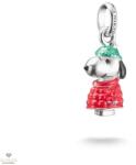 Thomas Sabo Charm Club Connect Peanuts Snoopy téli kabát charm medál - CC1309-664-7