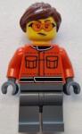 LEGO® Minifigurină LEGO City Membru Garaj Formula1(femeie)cty1841 (cty1841)