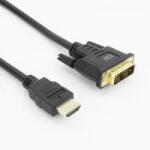 ACT HDMI-A apa - DVI-D apa adapterkábel 1m fekete (AK3734) (AK3734)