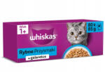 Whiskas Whiskas Adult 80x85g Nedves macskaeledel Halas finomságok zselében