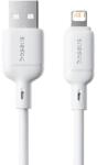 Baseus Cablu de date Baseus Silky Series, USB-A la Lightning, 2m (Alb) (P10377702213-01)
