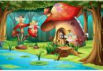 Blueback MAT Falikép Tündérek, gomba, erdő, gyerekrajzok, 300 x 250 cm (BBIMG7084)
