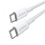 UGREEN Cablu Date si Incarcare USB-C - USB-C UGREEN US557 (15267), 100W, 1m, Alb - evomag