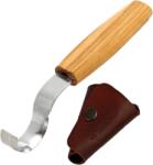 BeaverCraft Cuțit pentru sculptat linguri Beavercraft 30 mm cu teacă din piele SK2S