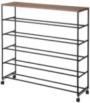 Yamazaki Fekete fém cipőtartó állvány 90, 5x87x26 cm Tower - YAMAZAKI