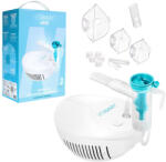 Vitammy Aparat de aerosoli Vitammy eNEB, nebulizator cu compresor, 3 moduri de nebulizare, 3 masti, piesa bucala, furtun de 1.6 m, 5 filtre aer, oprire automata