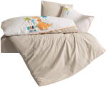Mijolnir Bézs négyrészes pamut gyerek ágyneműhuzat babaágyhoz lepedővel 100x150 cm Kiddo - Mijolnir