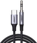 UGREEN CM450 USB-C 3, 5mm-es mini jack 3, 5mm-es AUX kábel, 1 m (fekete) (20192)