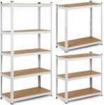  Salgó polc, 5 szintes 180x90x30cm, fehér