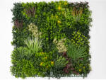  GreenWall Mesterséges Növényfal Panel, 1 m2 (Eden-3) | Gondozásmentes Zöldfal Kültérre és Beltérre - UV-stabil