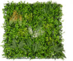  GreenWall Mesterséges Növényfal Panel, 1 m2 (City) | Gondozásmentes Zöldfal Kültérre és Beltérre - UV-stabil
