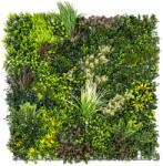  GreenWall Mesterséges Növényfal Panel, 1 m2 (Eden-2) | Gondozásmentes Zöldfal Kültérre és Beltérre - UV-stabil