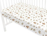  Baby Shop pamut, gumis lepedő 70*140 cm - bézs kacsa