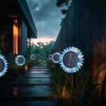 Garden of Eden Szolár napraforgó - kék - leszúrható / felakasztható - 13 x 6, 5 x 35 cm Garden of Eden 11761C (11761C)