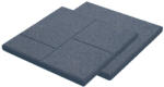  ReFlex Step 2in1 gumilap - 2x40x40 cm, szürke