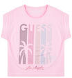 GUESS Rövid ujjú pólók MIDI BOXY SS T-SHIRT Rózsaszín 14 ans