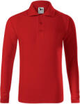 MALFINI MALFINI PIQUE POLO LS 241 / Gyerek hosszú ujjú pólóing - piros 146 (2410711)