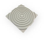  Spirálos kör és négyzet forma, szilikon, 25×25cm