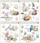  Húsvéti ablakmatrica/ablakfólia öntapadós 30x33, 5 cm 4 minta vegyesen 1 db 6888 (AN6888)