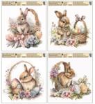  Húsvéti ablakmatrica/ablakfólia öntapadós 30x33, 5 cm 4 minta vegyesen 6905 (AN6905)