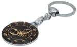 Breloc zodia Scorpion metalic cu epoxy, model elegant pentru chei (SCORPION)