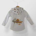 Takoy Panel szabásmintával 152 softshell kabátra északi tájkép - Tavaszi