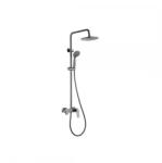 Korman Technik Coloana de dus din alama sanitara, 3 functii, Gun Grey, Korman Technik 9910N (AT1CT-D1OC-RS1S-9910N)