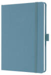 Sigel Jegyzetfüzet, exkluzív, A5, vonalas, 96 lap, keményfedeles "Jolie", porkék