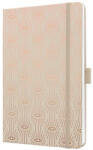 Sigel Jegyzetfüzet, exkluzív, A5, vonalas, 87 lap, keményfedeles "Jolie", bézs