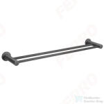 FERRO SMILE dupla törölközőtartó 60 cm, gun metal ASM10GM (ASM10GM)