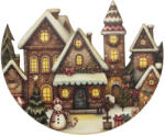  Nyomtatott dekorkarton - Félkoszorú közép - házikós 10x11, 8cm - csinaldmagadshop