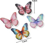  Nyomtatott dekorkarton - Színes pillangók 4db - csinaldmagadshop