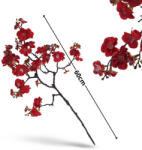  Virágzó ág piros 60cm